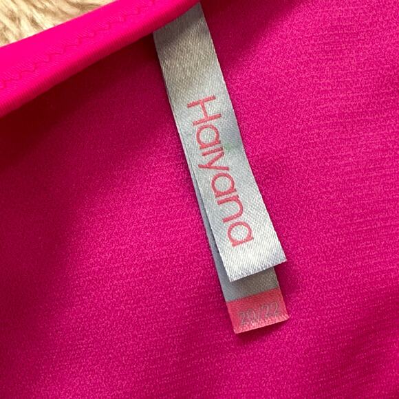 Small / Medium Hot Pink Fringe Bikini Bottom Swimsuit Swim - Picture 2 of 5